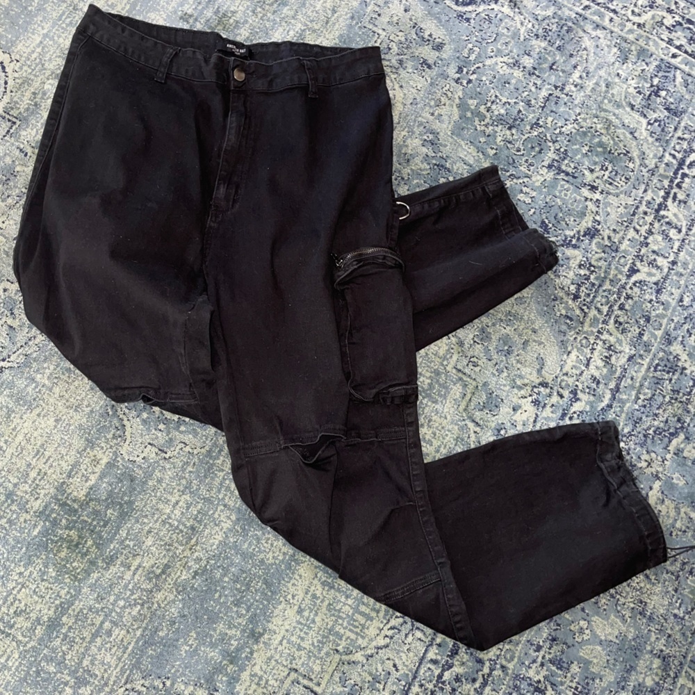 American Bazi Cargo Split Knee Joggers 2x
